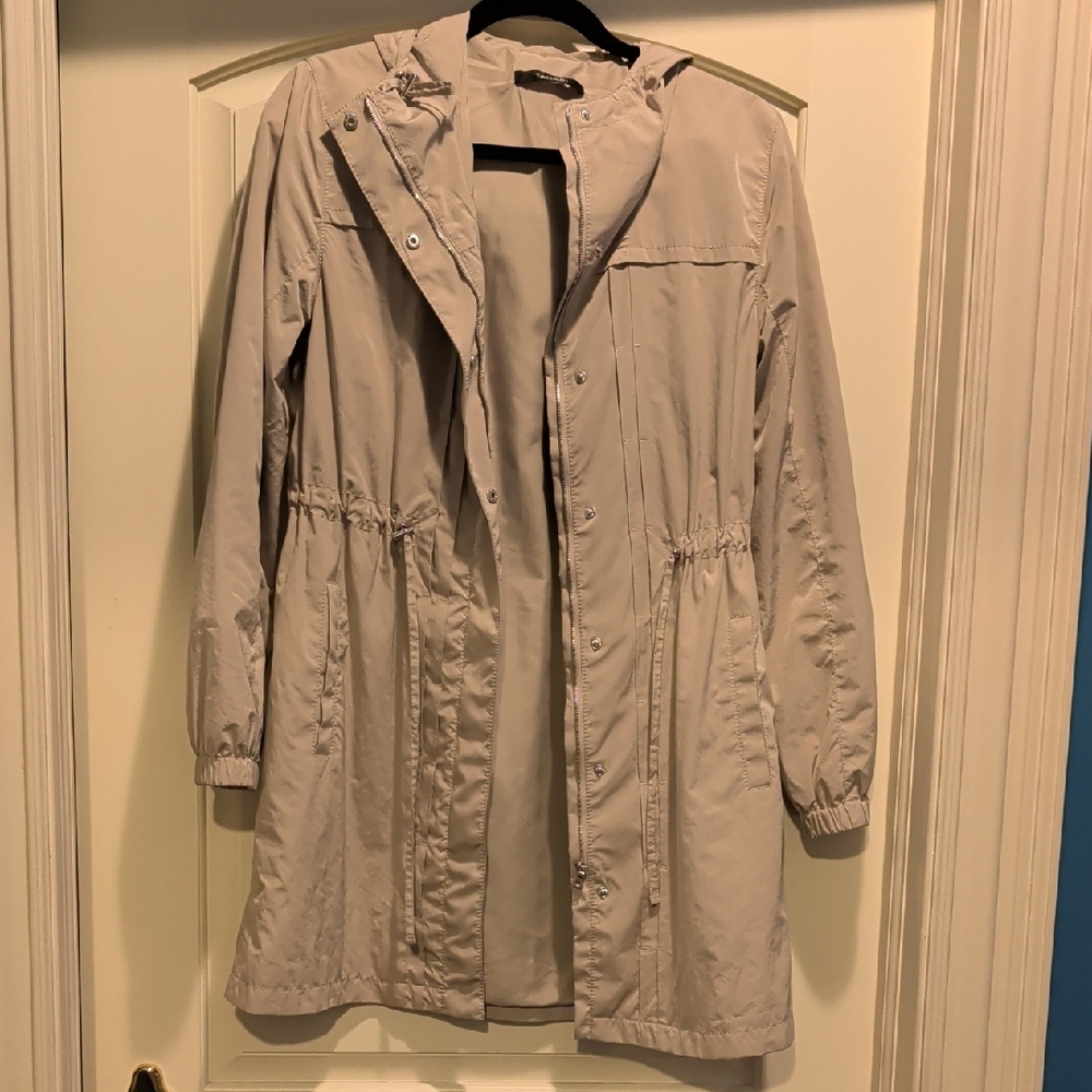 Women's Beige Hooded Jacket